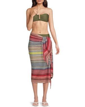 Missoni Chevron-Knit Pareo - Red