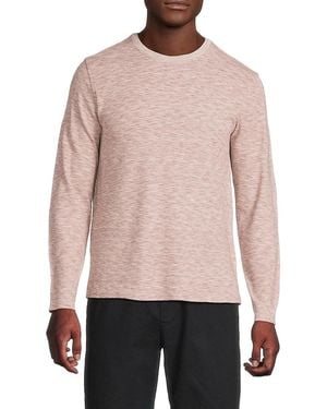 Vince Double-Knit Crewneck Pullover Jumper - Grey
