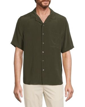 Onia 'Vacation Silk Camp Shirt - Green