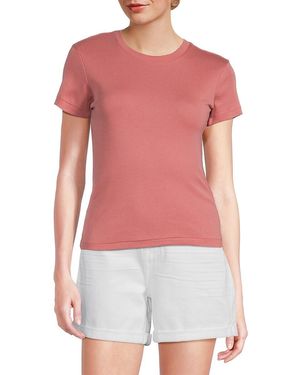 7 For All Mankind Baby Solid Cotton T-Shirt - Red