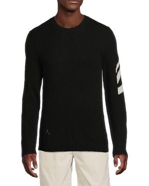 Zadig & Voltaire Kennedy C Arrow Rib-knit Cashmere Jumper - Black