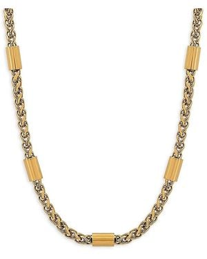 Anthony Jacobs 18k Goldplated Stainless Steel 24'' Chain Necklace - Metallic