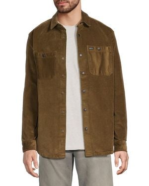 Buffalo David Bitton Jafar Chest Pocket Shirt - Brown