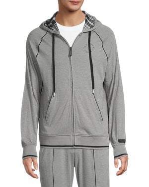 Ted Baker Logo Hooded Jacket - Grey