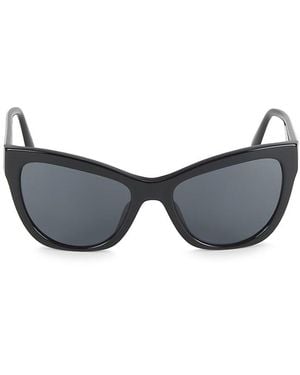 Versace 56mm Cat-eye Sunglasses - Grey