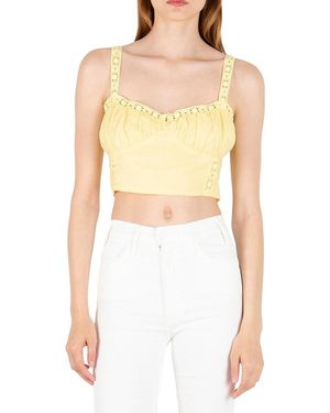 SECRET MISSION South Hampton Beaches Maylin Top - White