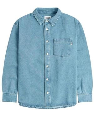 KROST Mid Stone Denim Shirt - Blue