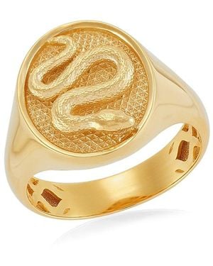 Saks Fifth Avenue 14K Snake Ring - Metallic