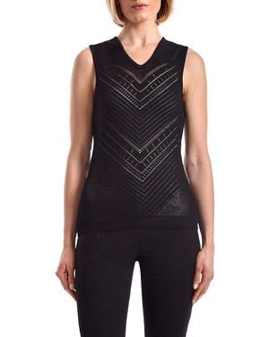 Capsule 121 The Care Chevron Knit Top - Blue