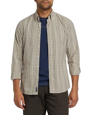 Noah Check Cotton Shirt - Gray