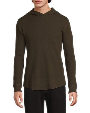 Vince Textured Hoodie - Black