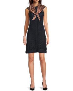 AllSaints Lightweigh Silk Scarf - Black