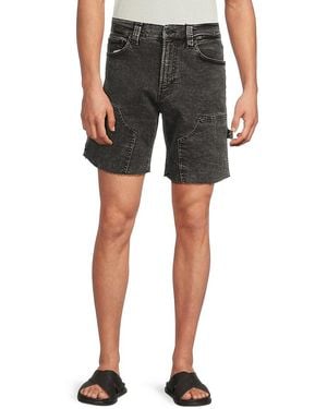 Hudson Jeans Carpenter Denim Shorts - Black