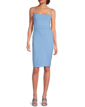 Susana Monaco Cut-Out Back Dress - Blue