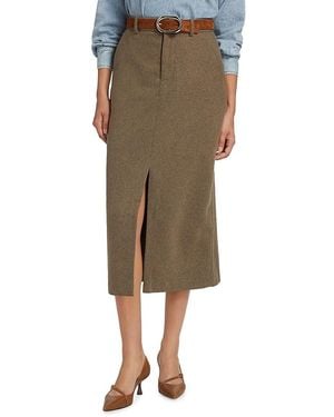 Rails Carolina Straight Midi-Skirt - Green
