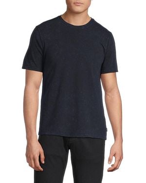John Varvatos Marble Wash Cotton Crewneck T-Shirt - Black