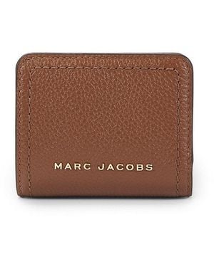 Marc Jacobs Mini Compact Leather Bifold Wallet - Brown