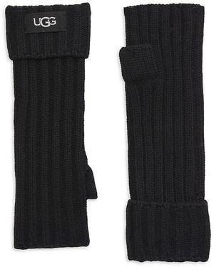 UGG Bouclé Knit Armwarmers - Black