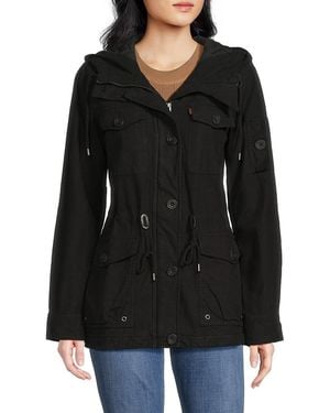 Levi's Hooded Utility Jacket - Black