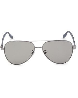 Montblanc Stylish Metal Aviator Sunglasses - Grey