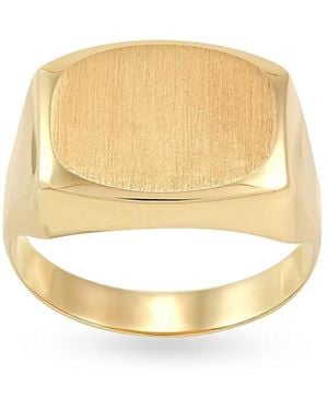 Saks Fifth Avenue 14K Signet Ring - White