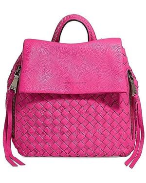 Aimee Kestenberg Bali Textured Leather Backpack - Pink