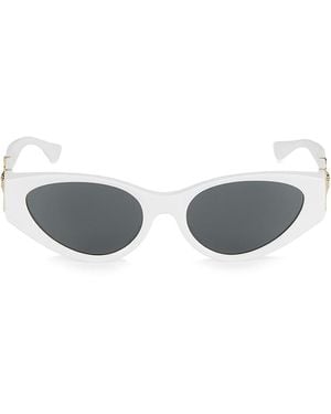 Versace 55mm Cat-eye Sunglasses - Blue