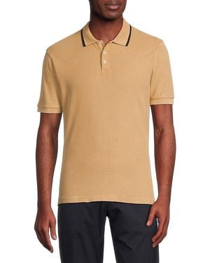ATM Solid Pima Cotton Polo Shirt - Blue