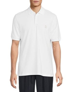 Brunello Cucinelli Logo Polo Shirt - White