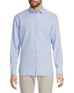 American Heritage Long Sleeve Bamboo Tencel Shirt - Blue