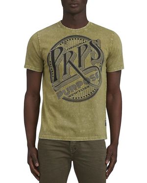 PRPS Hardy Logo Cotton T-Shirt - Green