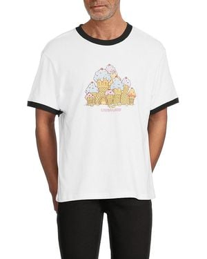 KROST X Candyland Graphic Ringer T-Shirt - White