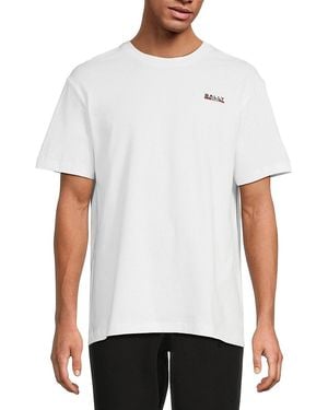 Bally Embossed Logo Cotton T-Shirt - White