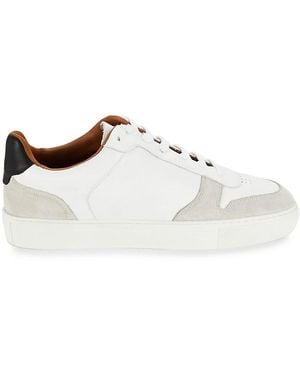 Allen Edmonds Floyd Low Top Leather Court Trainers - White