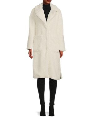 BCBGeneration Missy Faux-Fur Coat - Natural