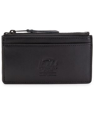 Herschel Supply Co. Oscar Leather Card Holder - Black