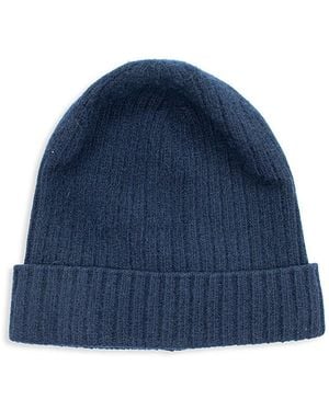 Portolano Cashmere Beanie - Blue