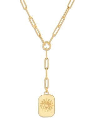 Saks Fifth Avenue 14K Lariat Necklace - Metallic
