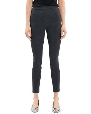 Theory Adbelle Solid Knit Leggings - Blue