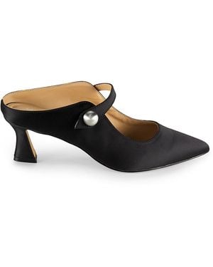 Charles David Avel 58Mm Kitten Heel Court Shoes - Black