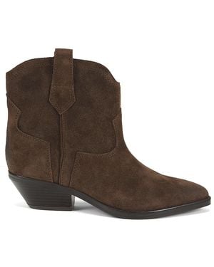 Nine West Abreve 45Mm Suede Ankle Boots - Brown