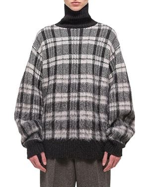 Helmut Lang Chunky Turtleneck Jumper - Grey