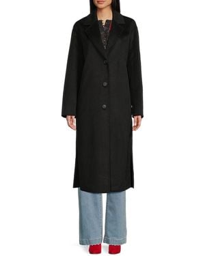 Rebecca Minkoff Wool Blend Double Face Coat - Black