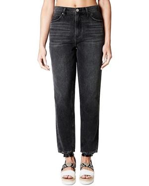Nicole Miller Tapered Fit Jeans - Black