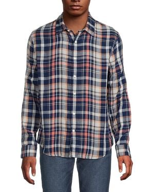 Joe's Jeans Oliver Plaid Shirt - Blue