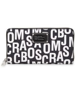 Marc Jacobs Logo Continental Wallet - Black