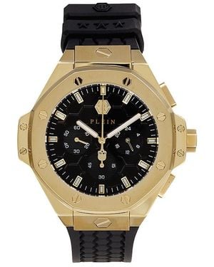 Philipp Plein Plein Chrono Royal Ip & Silicone-Strap Watch/42Mm - Black