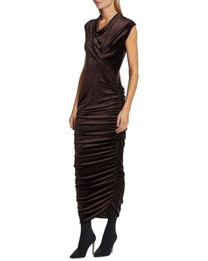 Rick Owens Lilies Brooke Velvet Dress - Black