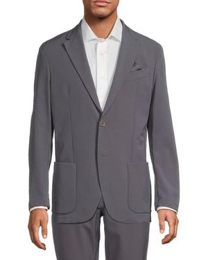 American Heritage Notch Lapel Sport Coat - Blue
