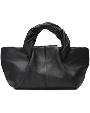 orYANY Cozy Twist Handle Leather Crossbody Bag - Purple